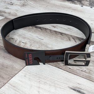 Guess*‎ Men's Reversible Brown/Black Smooth Handcrafted Belt~ Size XL (42-44)